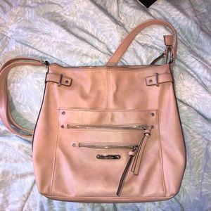 Pink crossbody bag